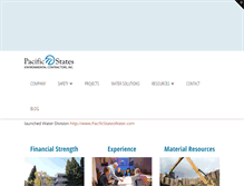 Tablet Screenshot of pacificstates.net